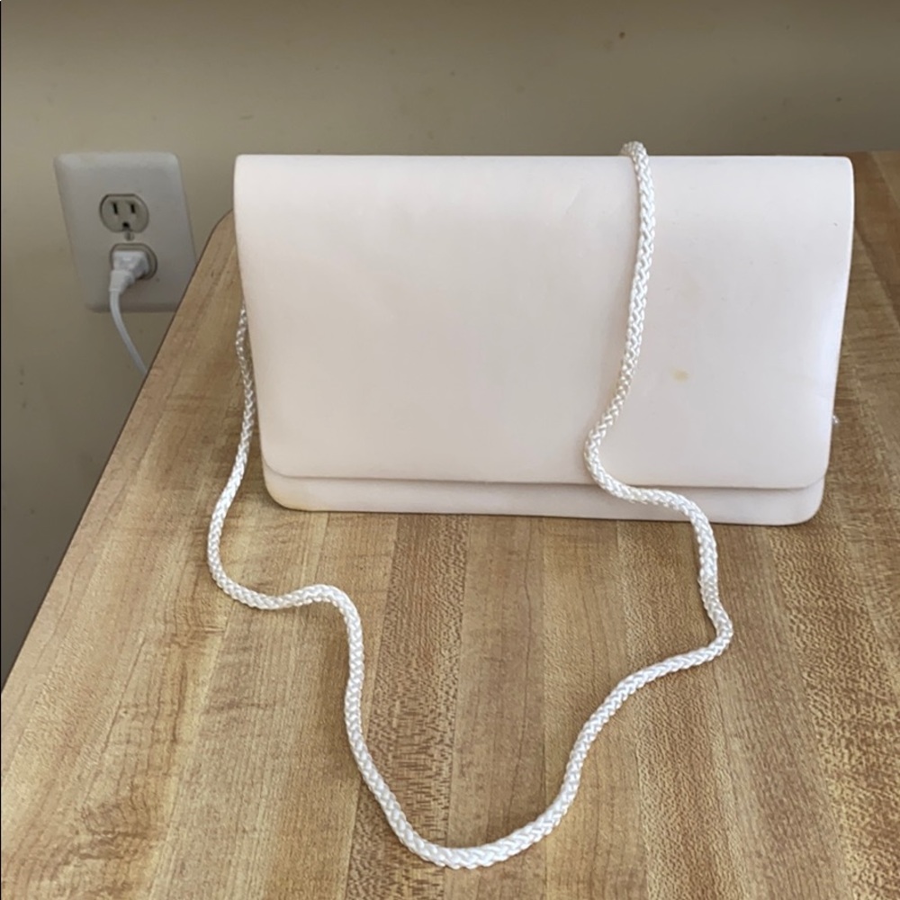 Offwhite clutch with strap